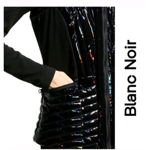 Blanc Noir Black Iridescent Jacket